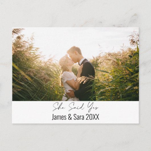 彼女はYes ポストカード (正面)