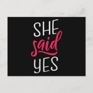彼女はyes ポストカード