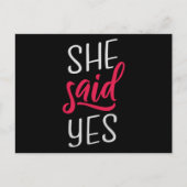 彼女はyes ポストカード (正面)