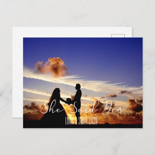 彼女はYes ポストカード (正面/裏面)