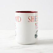 彼女はYes・マグと言った ツートーンマグカップ (中央)