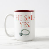 彼女はYes・マグと言った ツートーンマグカップ (左)