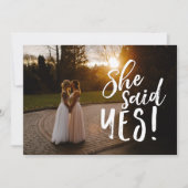 彼女はYes |レズビアンゲイ写真 セーブザデート (正面)