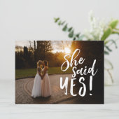 彼女はYes |レズビアンゲイ写真 セーブザデート (スタンド正面)