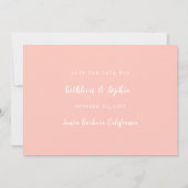 彼女はYes |レズビアンゲイ写真 セーブザデート (裏面)