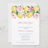 彼女はYes!レモン&ブルータイル婚約パーティ 招待状 (正面)