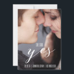 彼女はYES | 写真モダン日付の保存 セーブザデート<br><div class="desc">彼女はYES | 写真モダン日付の保存</div>