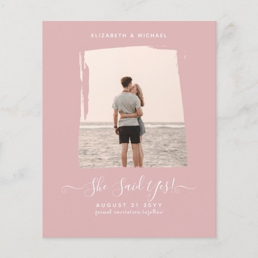 彼女はYes!写真婚約の発表 (正面)