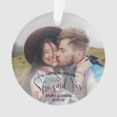 彼女はYes!婚約2面フォトクリスマス オーナメント (正面)