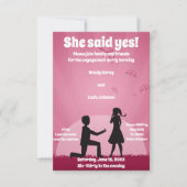 彼女はYes! 招待状 (正面)