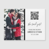 彼女はyes!QRコード写真テンプレート日付の保存 (正面)
