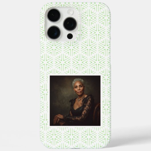 彼女へのエッジーな記念日ギフト ハニカム柄 Case-Mate iPhoneケース (裏面)