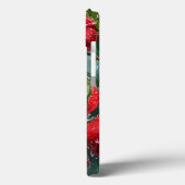 彼女へのエレガントなフラワーギフト、ロマンティックな赤いバラ Case-Mate iPhoneケース (裏面 / 左)