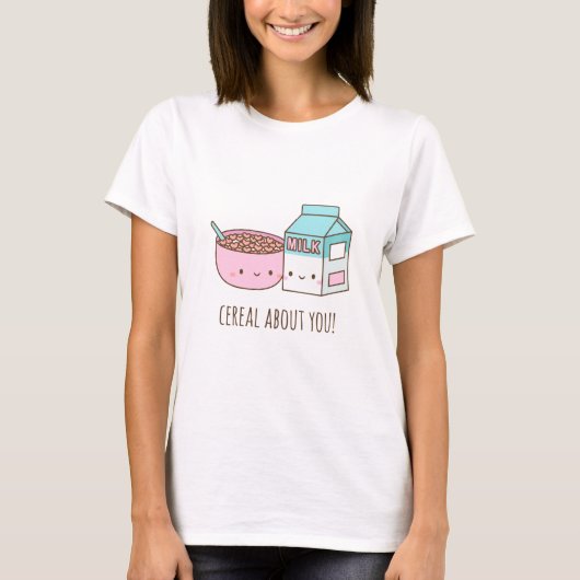 彼女へのキュートなシリアルギフト Tシャツ (正面)