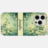 彼女へのギフトに最適なオーダーメイドの野の花のスマホケース Case-Mate iPhoneケース (裏面 (横))