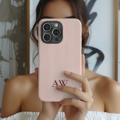 彼女へのギフトに最適なピンクストライプのiPhoneケース Case-Mate iPhoneケース