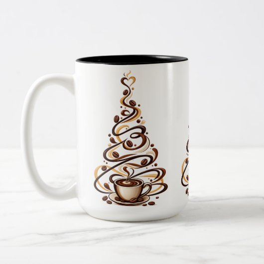 彼女へのコーヒー好きな贈り物にぴったりなコーヒーマグ ツートーンマグカップ (左)