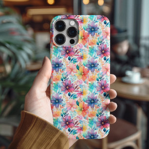 彼女へのフェミニンなパステルボタニカルギフト iPhone 16 PROケース