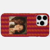 彼女へのヘリンボーン柄の可愛い誕生日プレゼント Case-Mate iPhoneケース (裏面 (横))