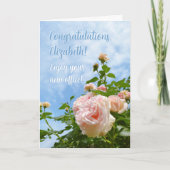 彼女へのユークリッド退職カード カード (正面)