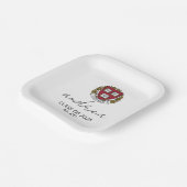 彼女への卒業祝い、オーダーメイドの卒業記念プレート ペーパープレート (傾斜あり)