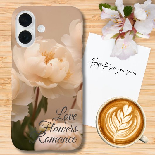 彼女への美しいロマンティックな花の写真 Case-Mate iPhoneケース