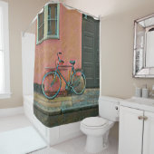 彼女への自転車乗りの贈り物 シャワーカーテン (インサイチュ)