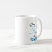 彼女への誕生日プレゼント 名前入りマグ コーヒーマグカップ (正面右)