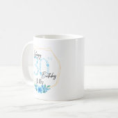 彼女への誕生日プレゼント 名前入りマグ コーヒーマグカップ (正面左)