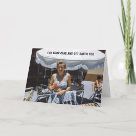 彼女への誕生日ユーモア カード