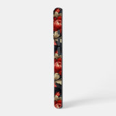彼女への豪華な赤い芙蓉の贈り物 iPhoneケース (左側面)