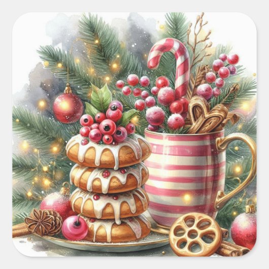 彼女への贈り物、彼 スクエアシール (正面)