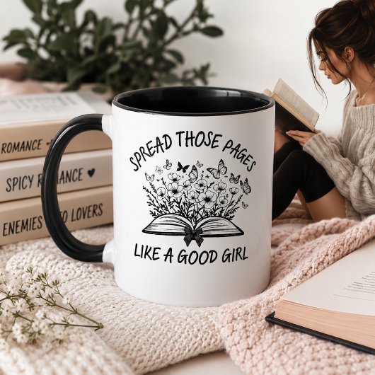 彼女への面白い本好きギフト 読者 コーヒーカップ