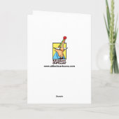 彼女への面白い記念日カード カード (裏面)