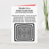 彼女への面白い誕生日カード カード (正面)