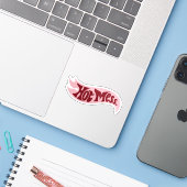 彼女への面白い贈り物となるホットメスマグに書かれた皮肉な引用 シール (ノートパソコンとiPhone)
