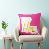 彼女または彼のルイジアナ州フローラ クッション (椅子)