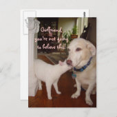 彼女やめ信じろ! ポストカード (正面/裏面)