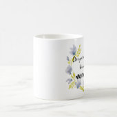 彼女をです野生の花のマグ仮定します コーヒーマグカップ (中央)