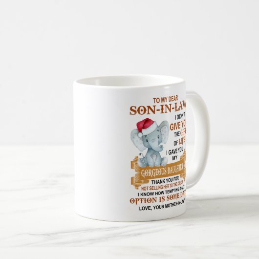 彼女をサーカスのコーヒーに売ってくれなくて、ありがとう コーヒーマグカップ (正面右)