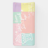 彼女をスイープアップ! アイスクリーム ブライダルシャワー 横断幕 (縦)