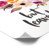 彼女を愛し離れては荒れ果てた ポスター (角)