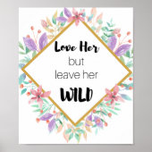 彼女を愛し離れては荒れ果てた ポスター (正面)