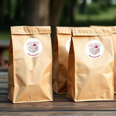 彼女を手なづけた ホイップクリーム チェリー ブライダルシャワー ラウンドシール