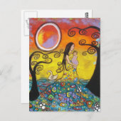 彼女を抱き締めた時は全てハガキだっ違うた ポストカード (正面/裏面)