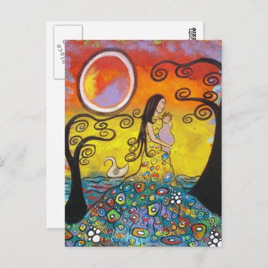 彼女を抱き締めた時は全てハガキだっ違うた ポストカード (正面/裏面)