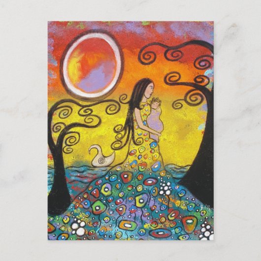 彼女を抱き締めた時は全てハガキだっ違うた ポストカード (正面)