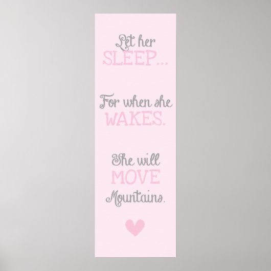 彼女を眠らせなさい。 ポスター (正面)