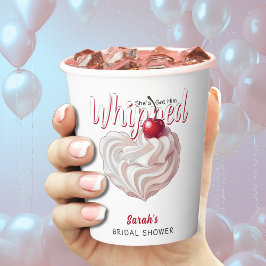 彼女を虜にした ホイップクリーム チェリー ブライダルシャワー 紙コップ