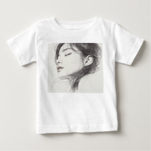 彼女を見て。 ベビーTシャツ